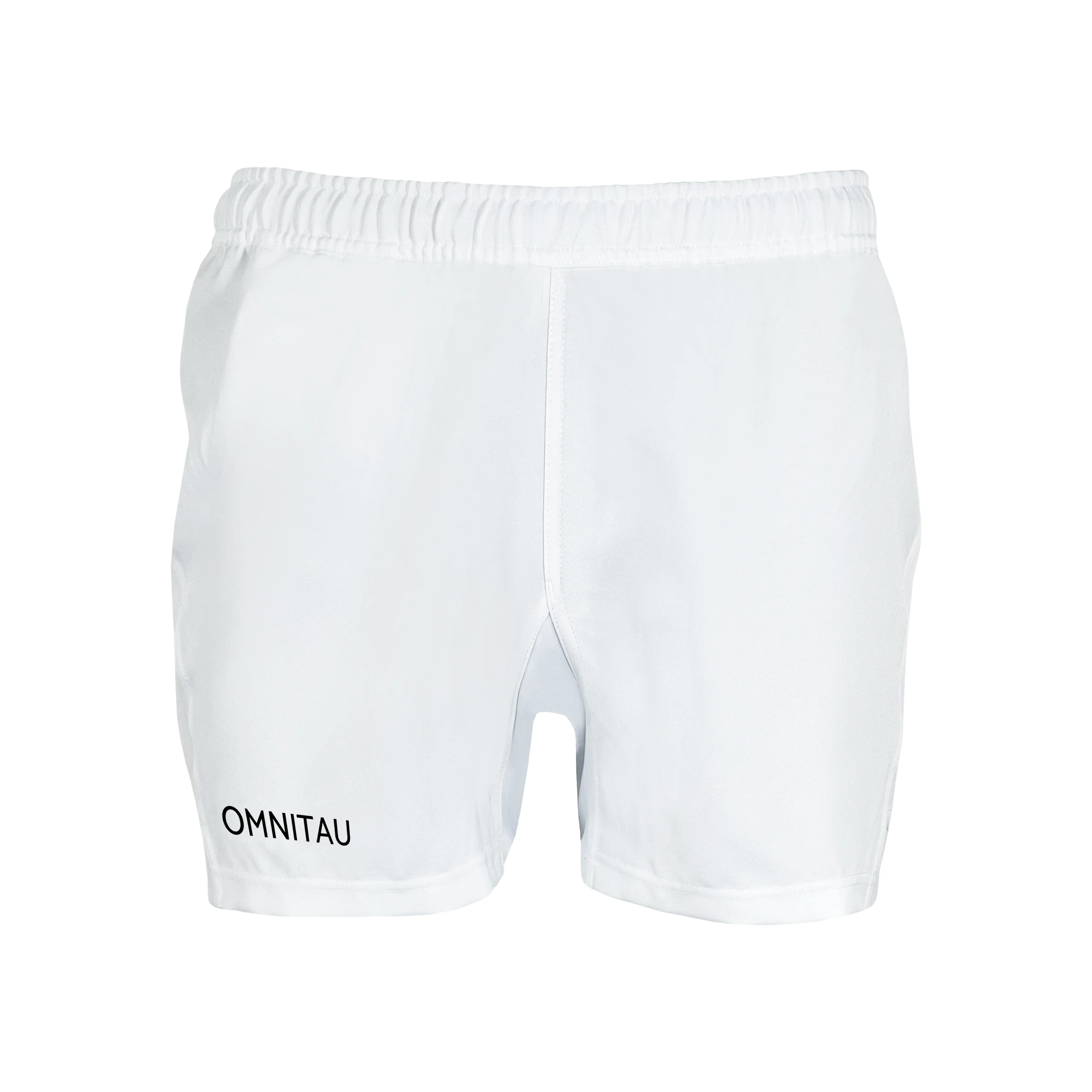 Omnitau Men's Breathable Core Rugby Shorts - White