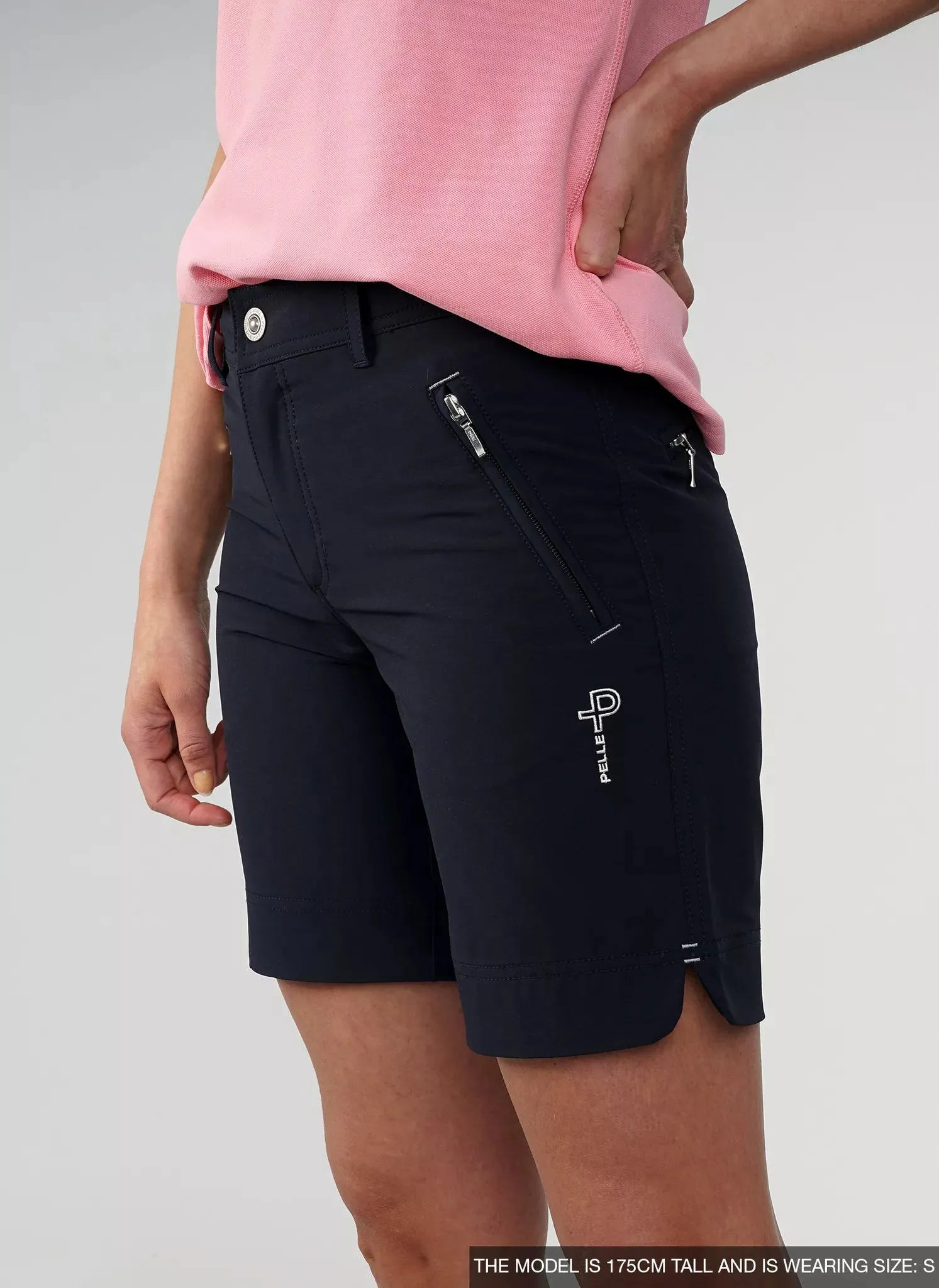 Pelle P Womens Active Shorts Dark Navy