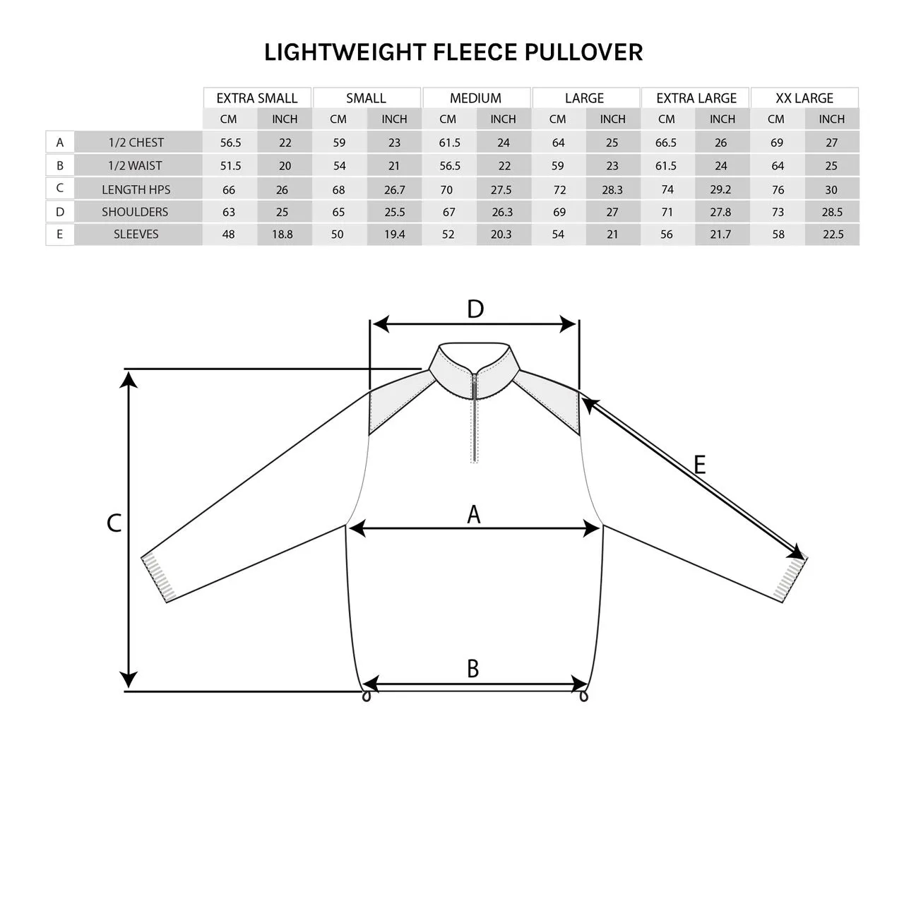 Polar Lightweight Fleece - Graphite