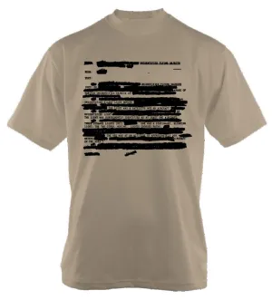 "Redacted UFO Document" Oversized Heavyweight T-Shirt