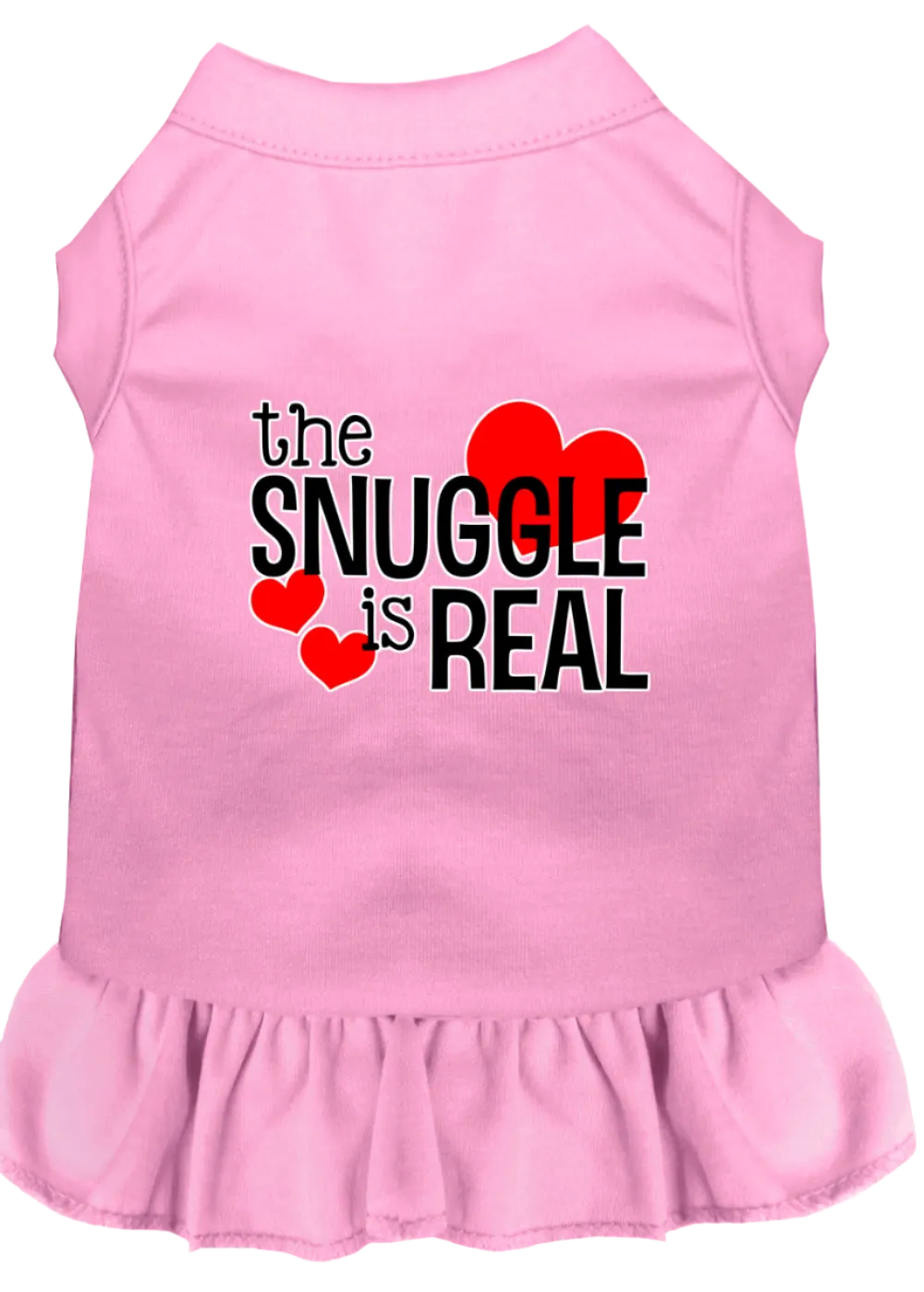 "The Snuggle Is Real" - Cute Screen Printed Dog & Cat Shirt Apparel