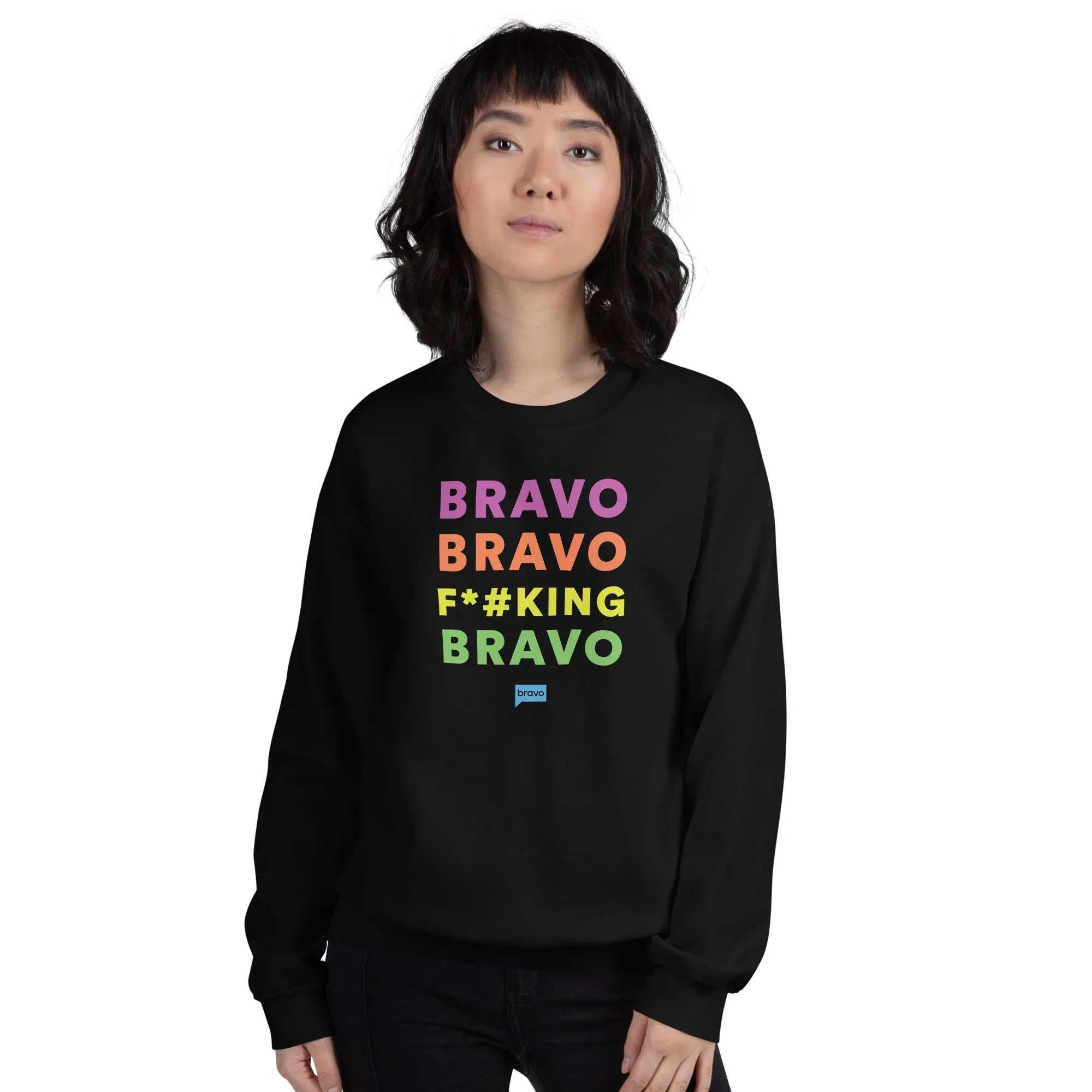 Rainbow F*cking Bravo Unisex Crewneck