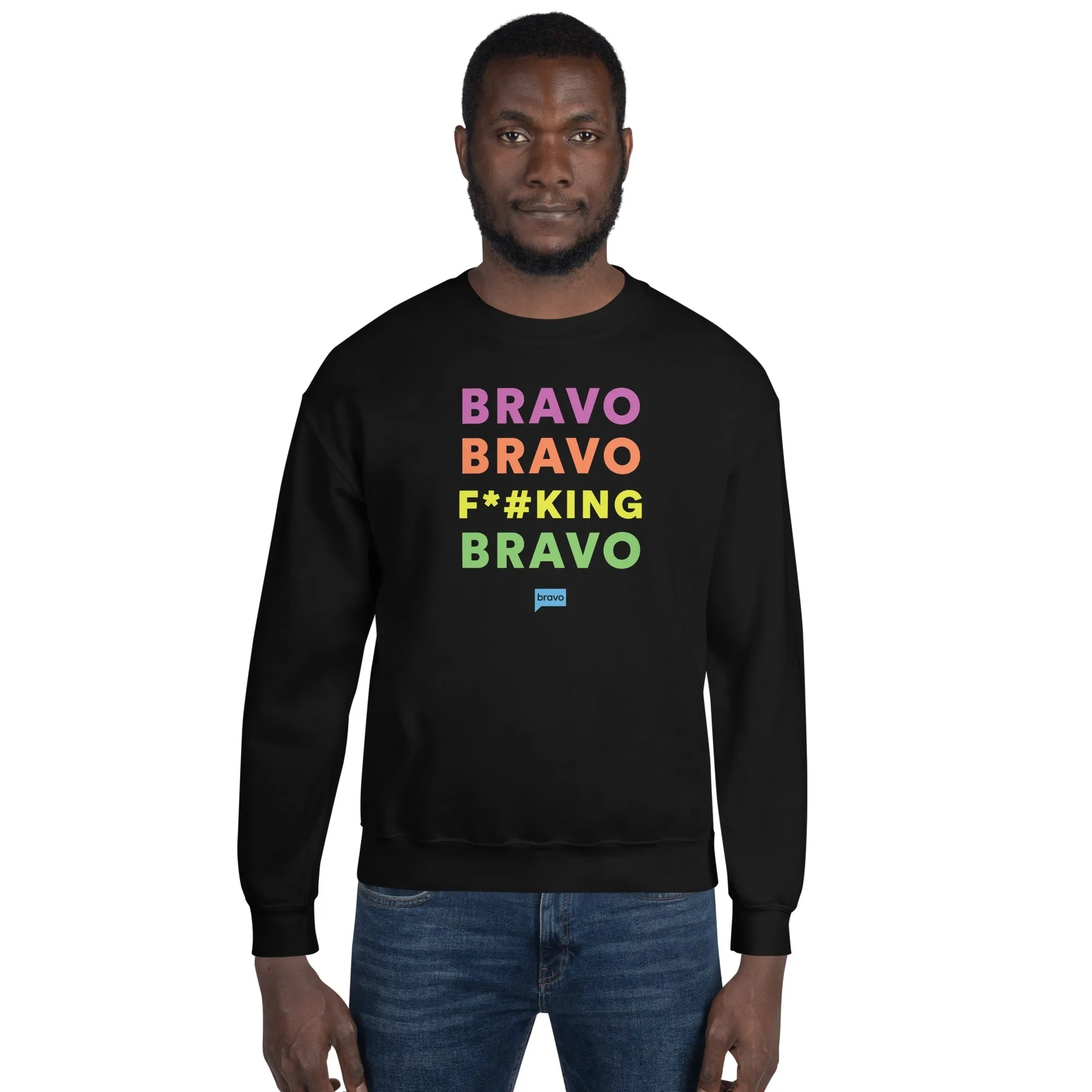 Rainbow F*cking Bravo Unisex Crewneck