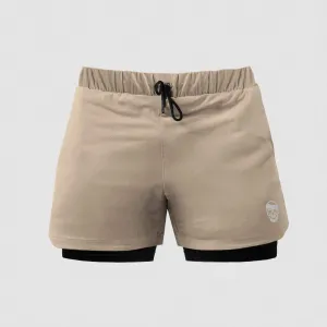 React Training Shorts - Tan