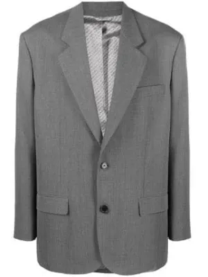 Relaxed fit suit jacket