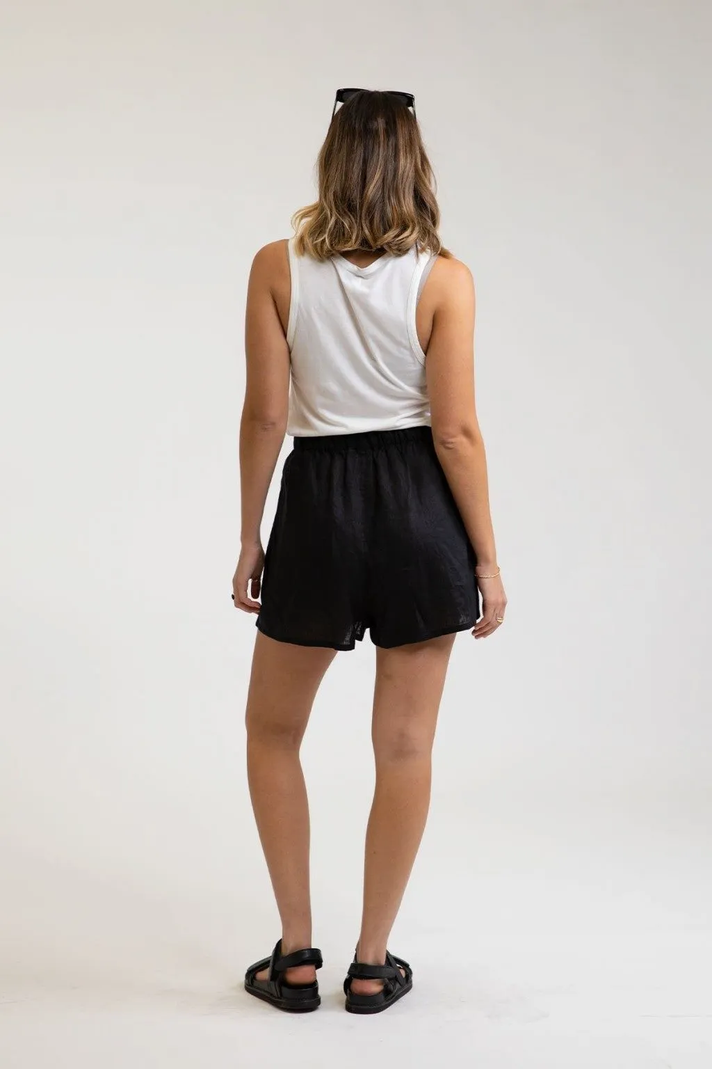 Rhythm Beach Short Black