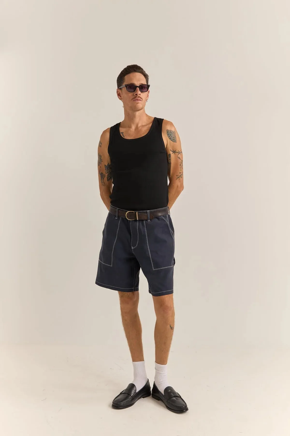 Rhythm Mens Carpenter Canvas Short