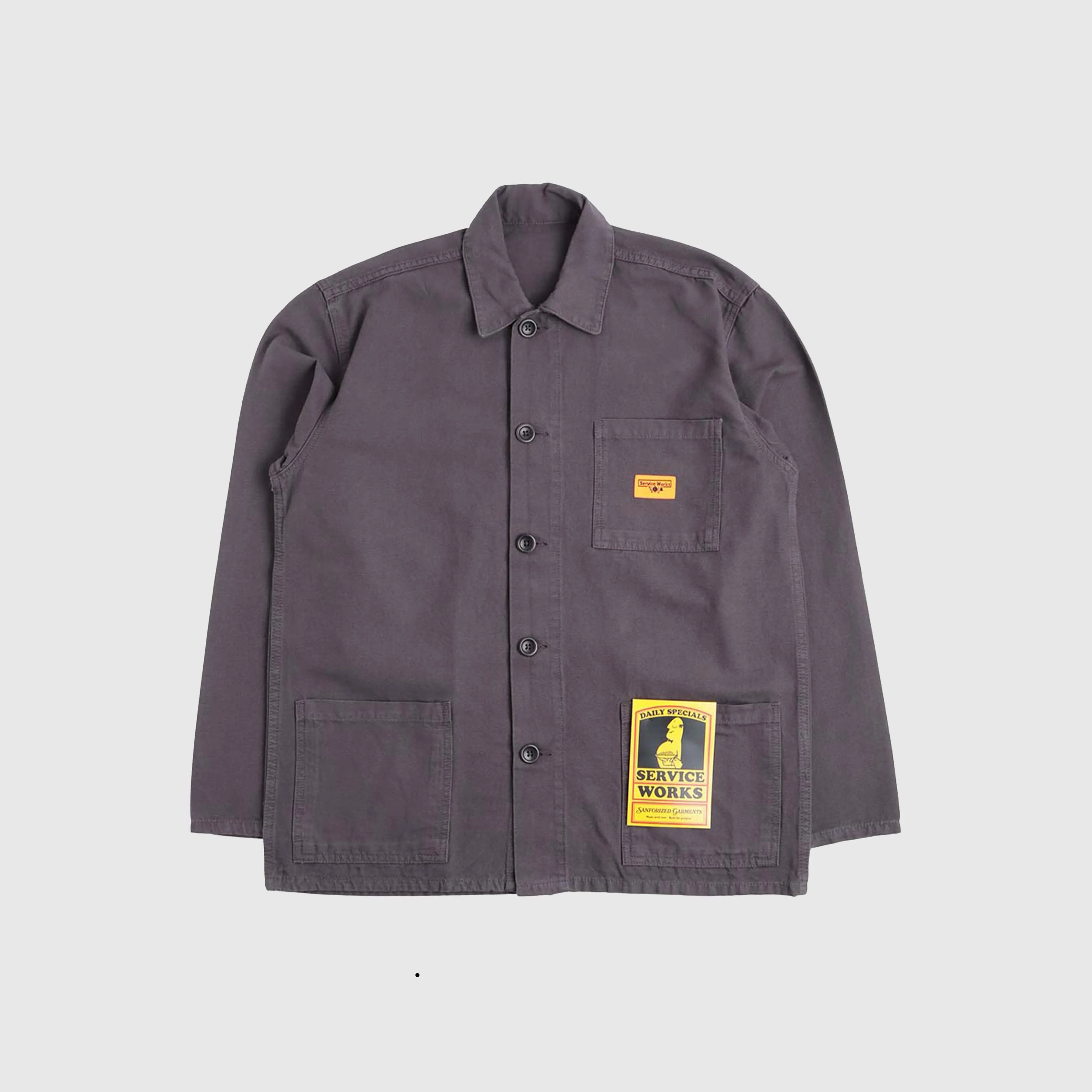 Service Works Canvas Coverall Jacket - Grey