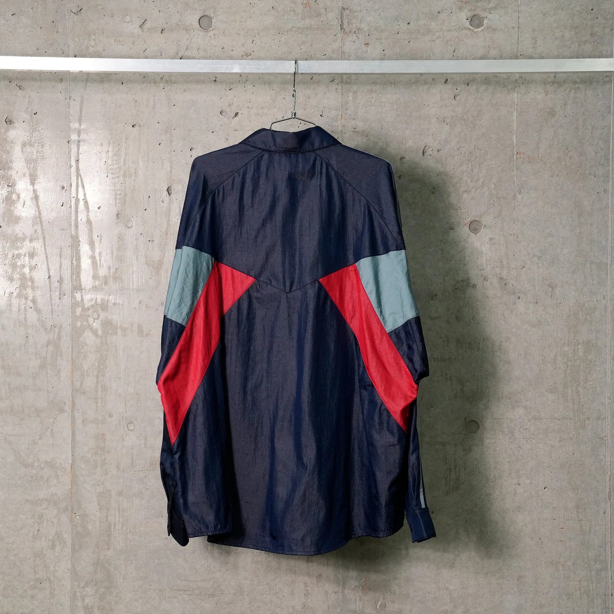 SHIRT TRACK JACKET / BLUE NAVY