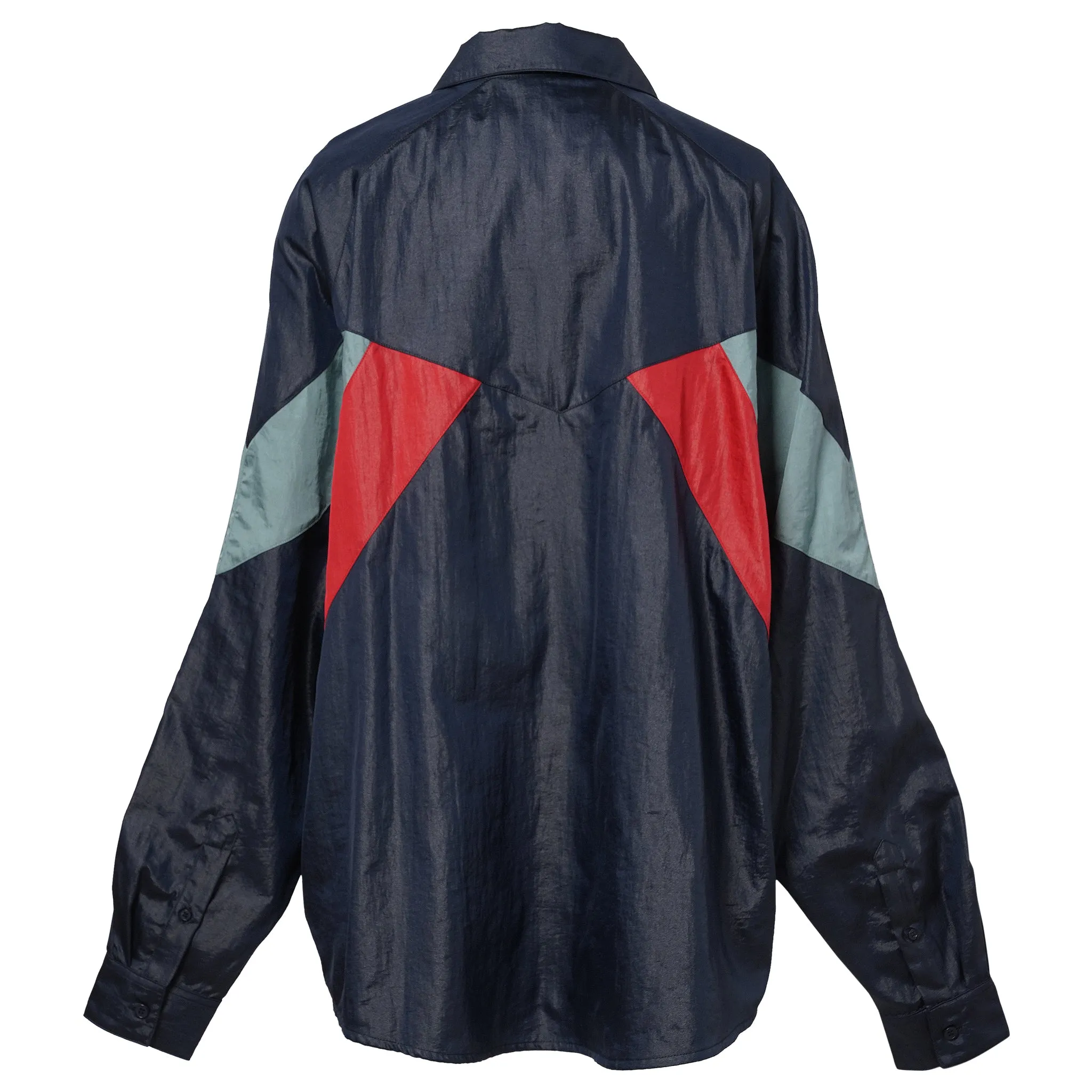 SHIRT TRACK JACKET / BLUE NAVY