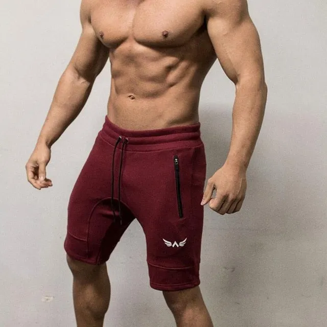 Sport Men's Running Shorts Slim fit Bodybuilding