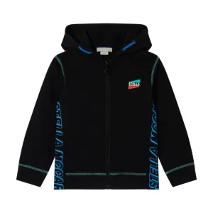 Stella McCartney Kids Logo Print Contrast Stitch Jacket