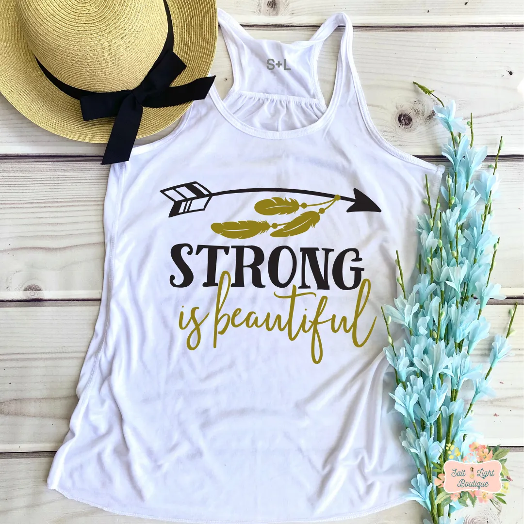 STRONG IS BEAUTIFUL | WOMEN'S RACERBACK TANK