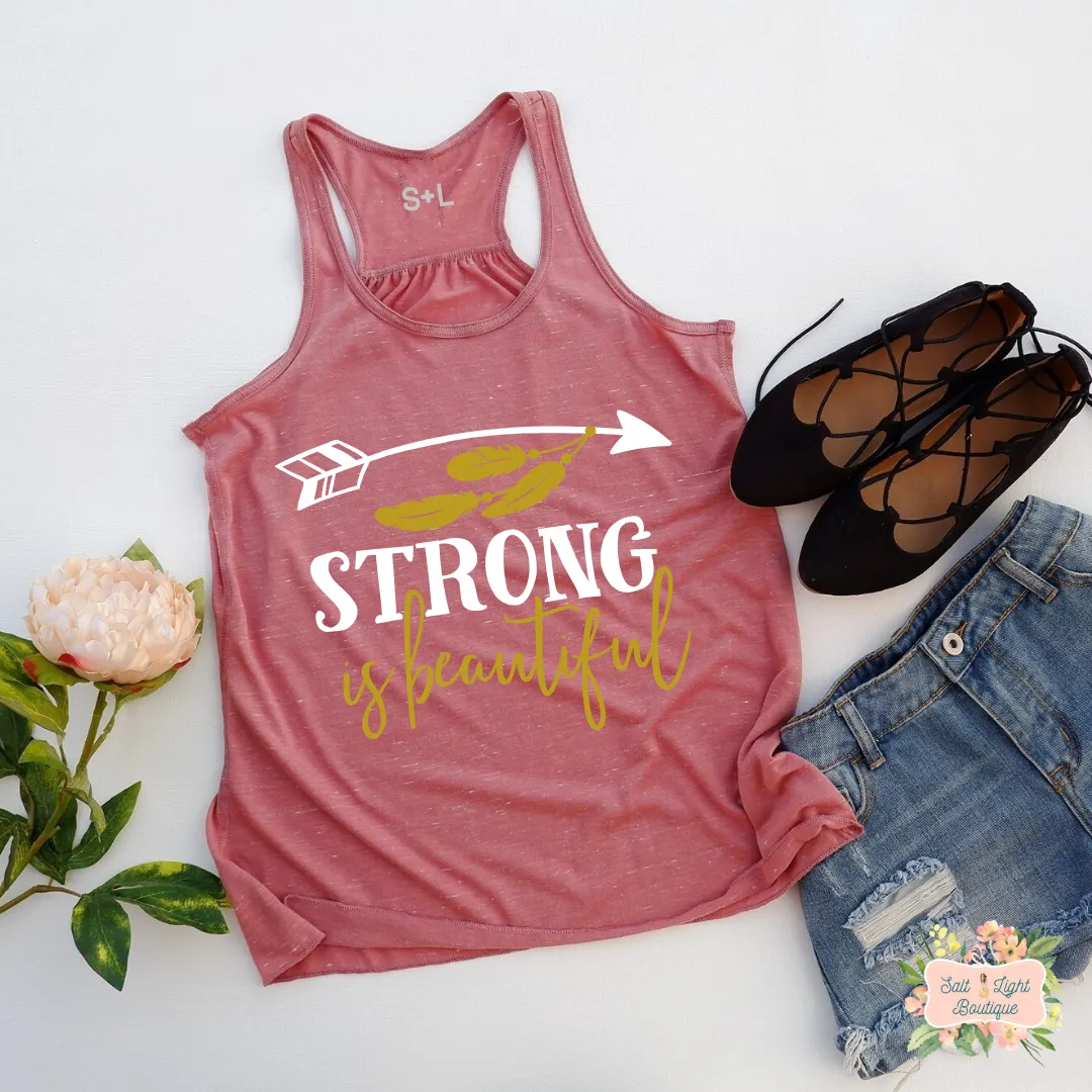STRONG IS BEAUTIFUL | WOMEN'S RACERBACK TANK