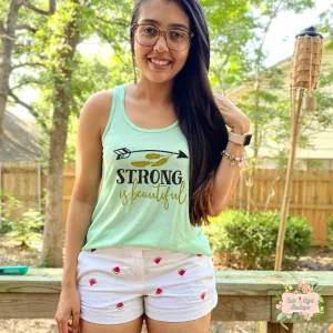 STRONG IS BEAUTIFUL | WOMEN'S RACERBACK TANK