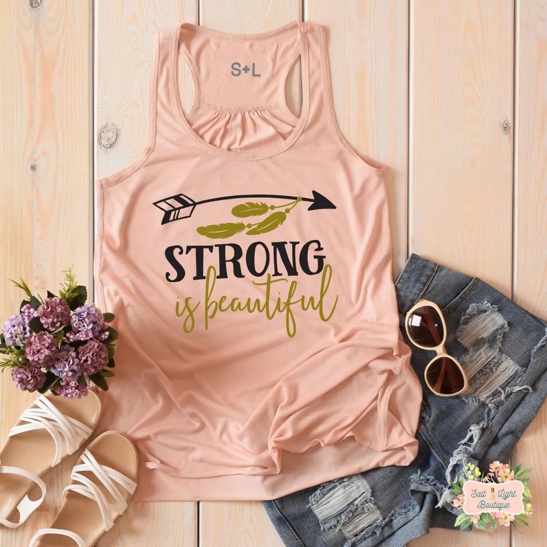 STRONG IS BEAUTIFUL | WOMEN'S RACERBACK TANK
