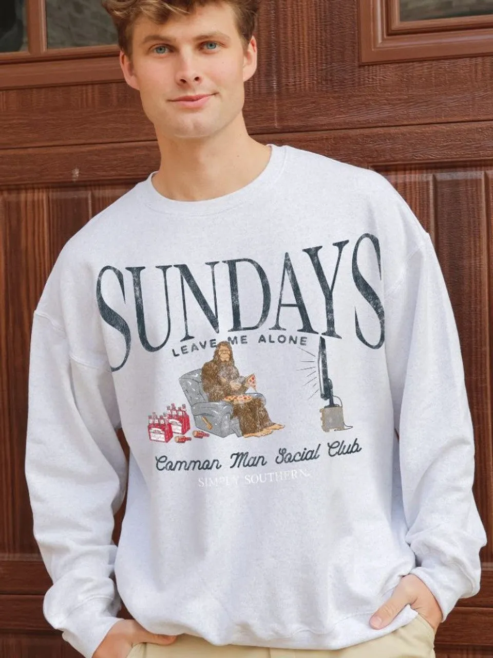 Sundays Leave Me Alone ~ Simply Southern Mens Collection