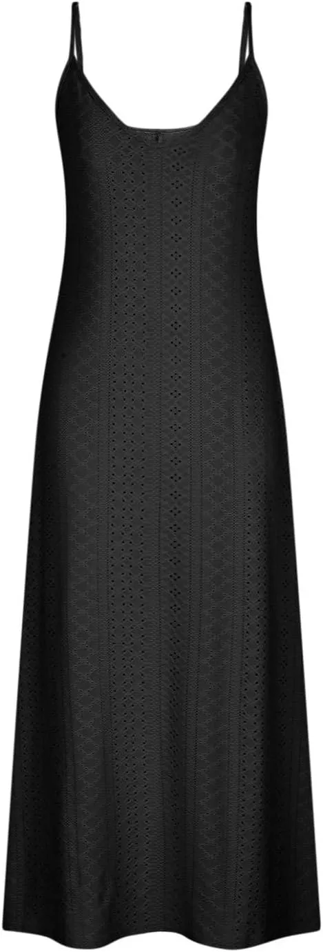 Sundresses For Women 2025 Vacation V Neck Spaghetti Strap Casual Summer Long Maxi Dress Sexy Trendy Beach Dresses
