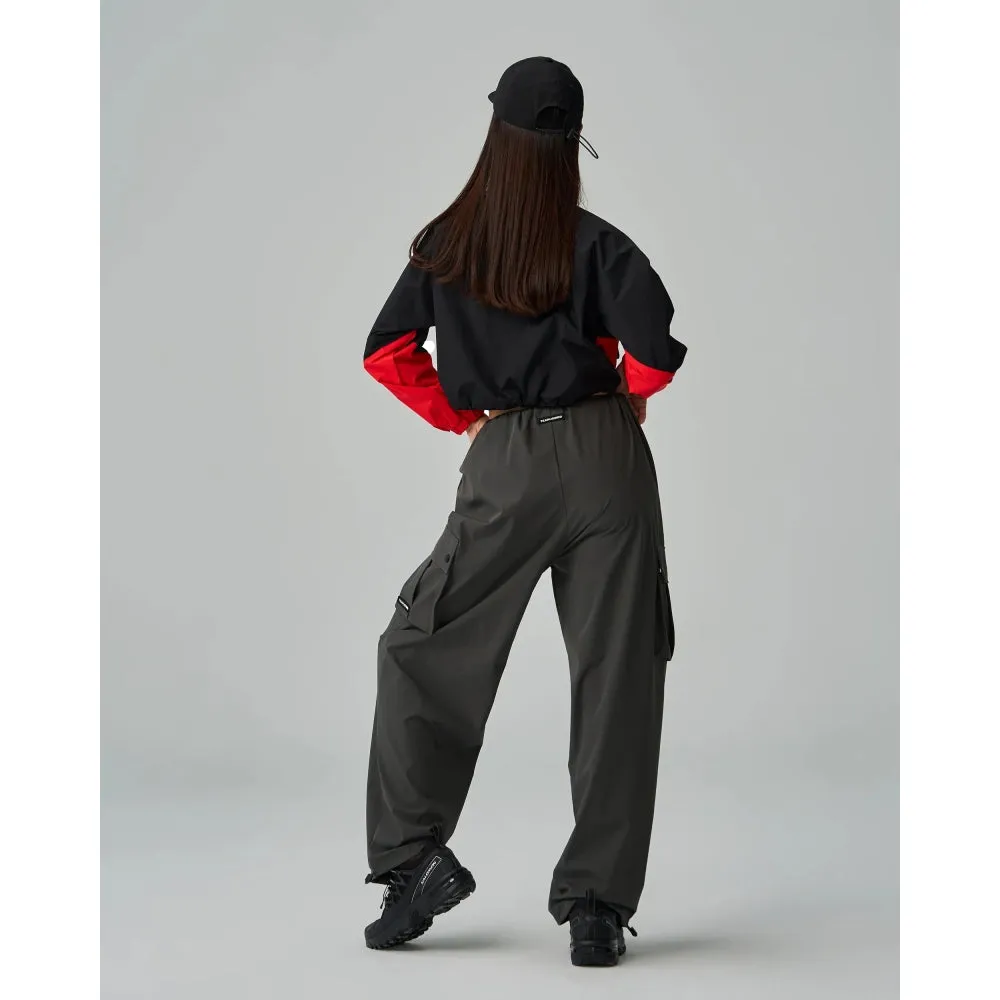 TEAMJOINED JOINED® INVICTUS WOMEN POCKET WINDBREAKER TOP-ORANGE