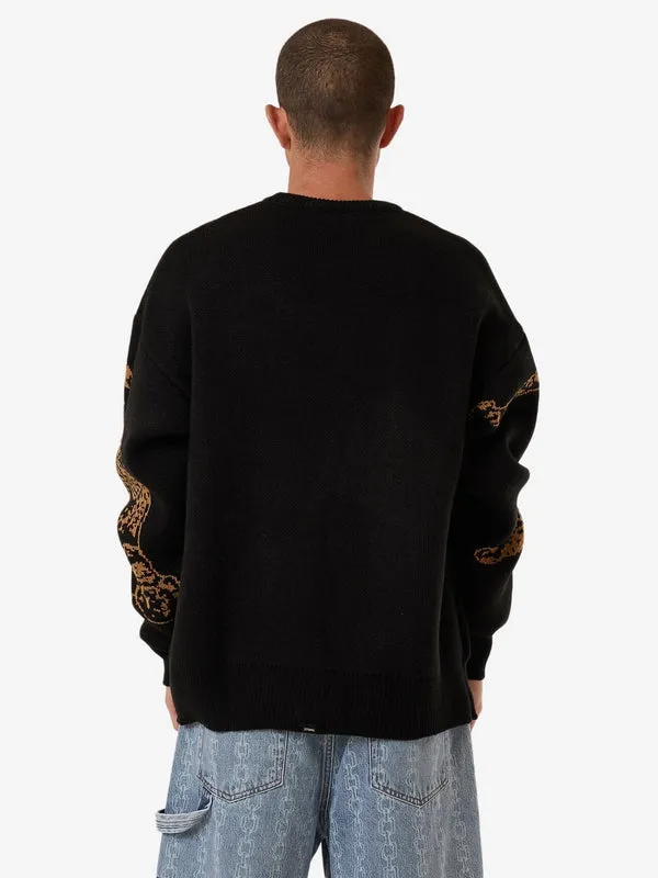 THRILLS Power Trip Crew Knit - BLACK