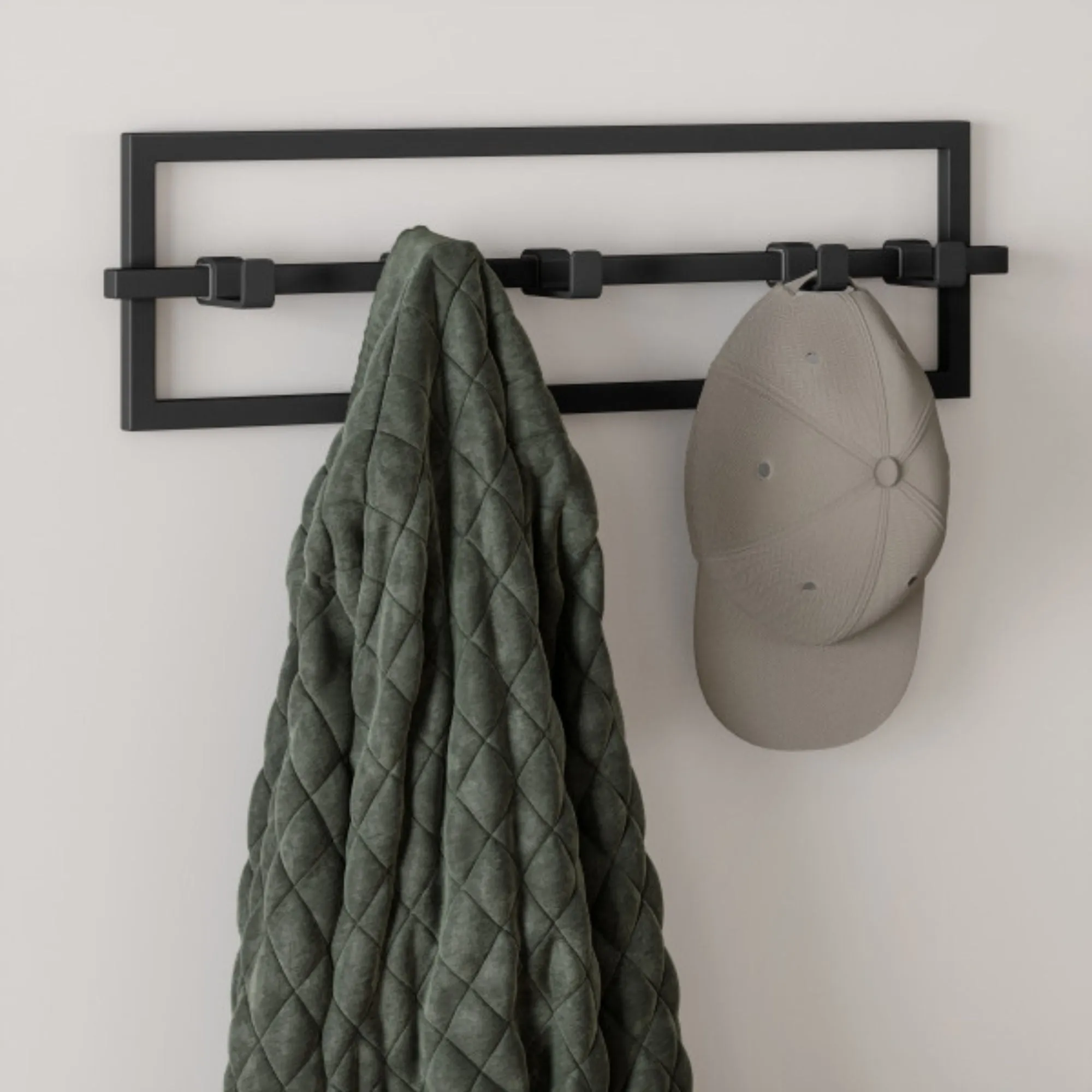Umbra Cubiko 5 Hook , Black
