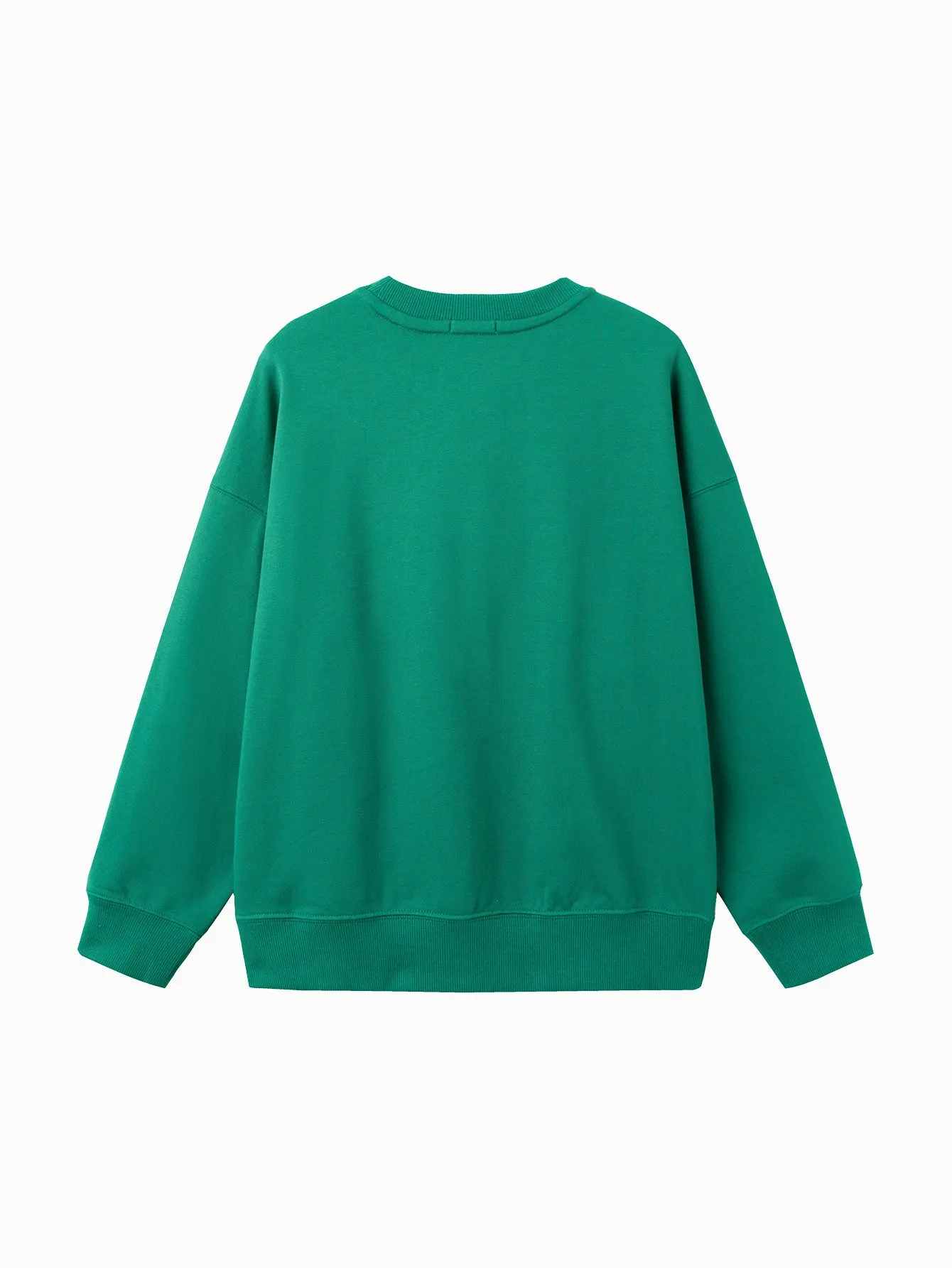 Unisex Daily Life Medium Green Letter Hoody