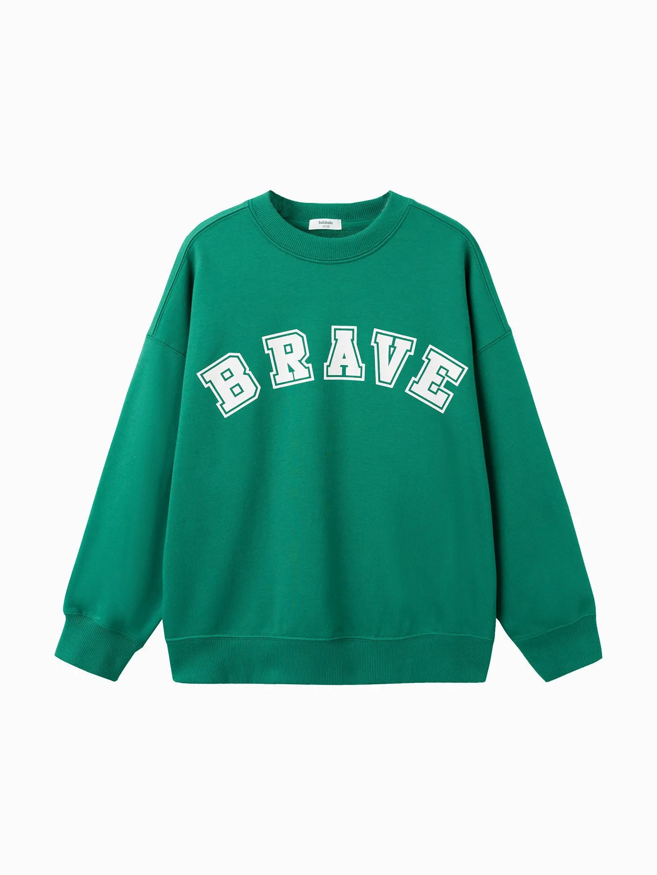 Unisex Daily Life Medium Green Letter Hoody