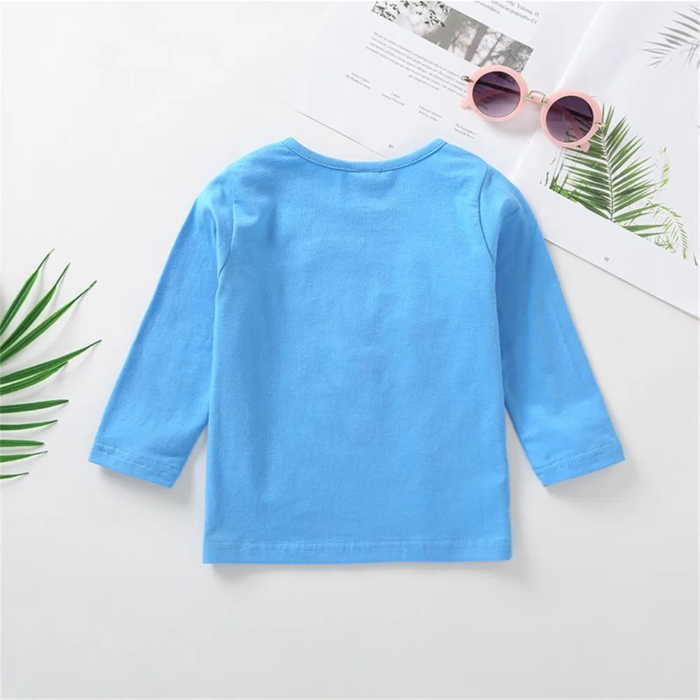 Unisex Rabbit Embroidery Long Sleeve T-Shirts Buy Childrens Clothes Wholesale