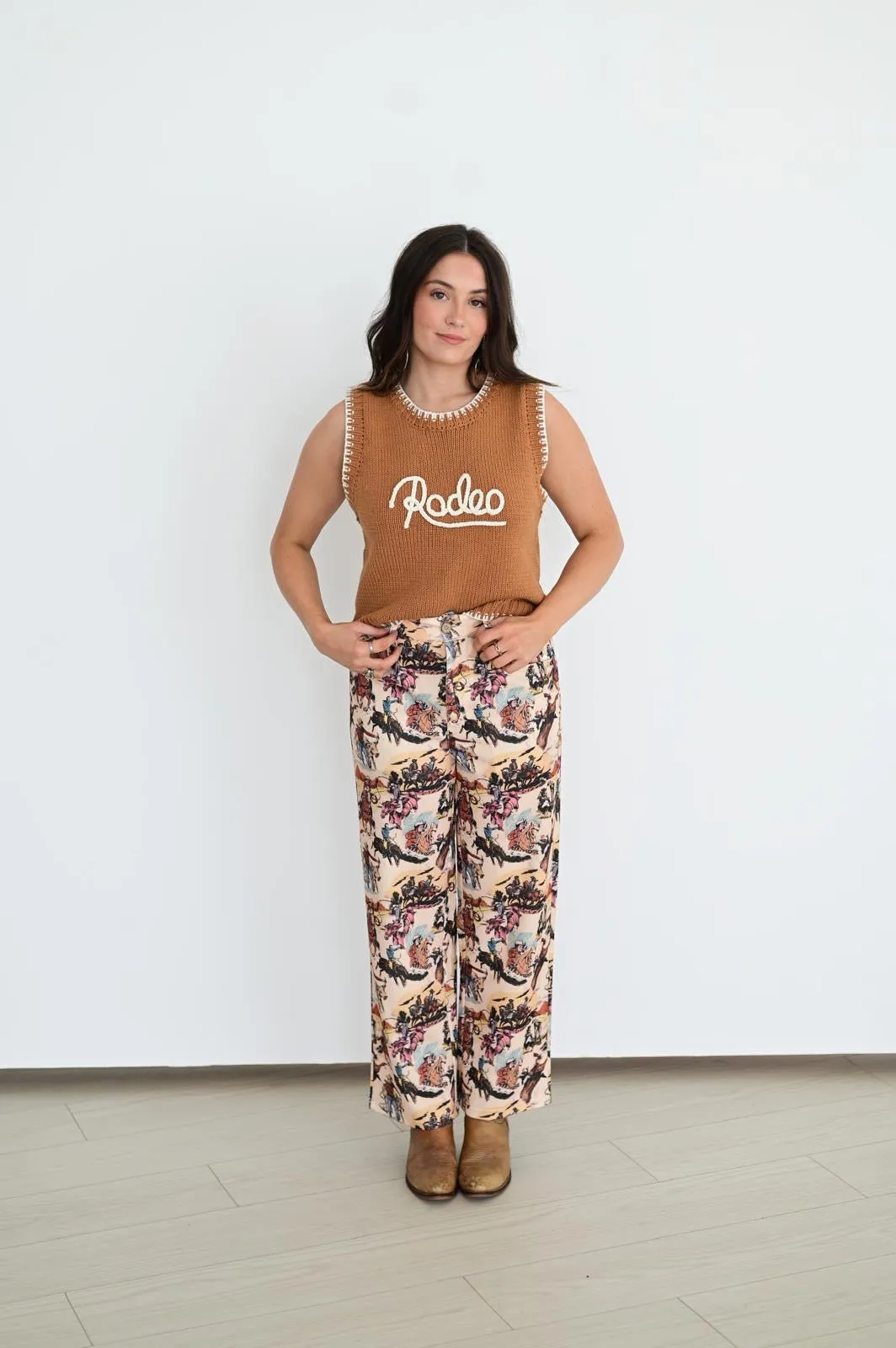 Vintage Cowboy Capri Pant