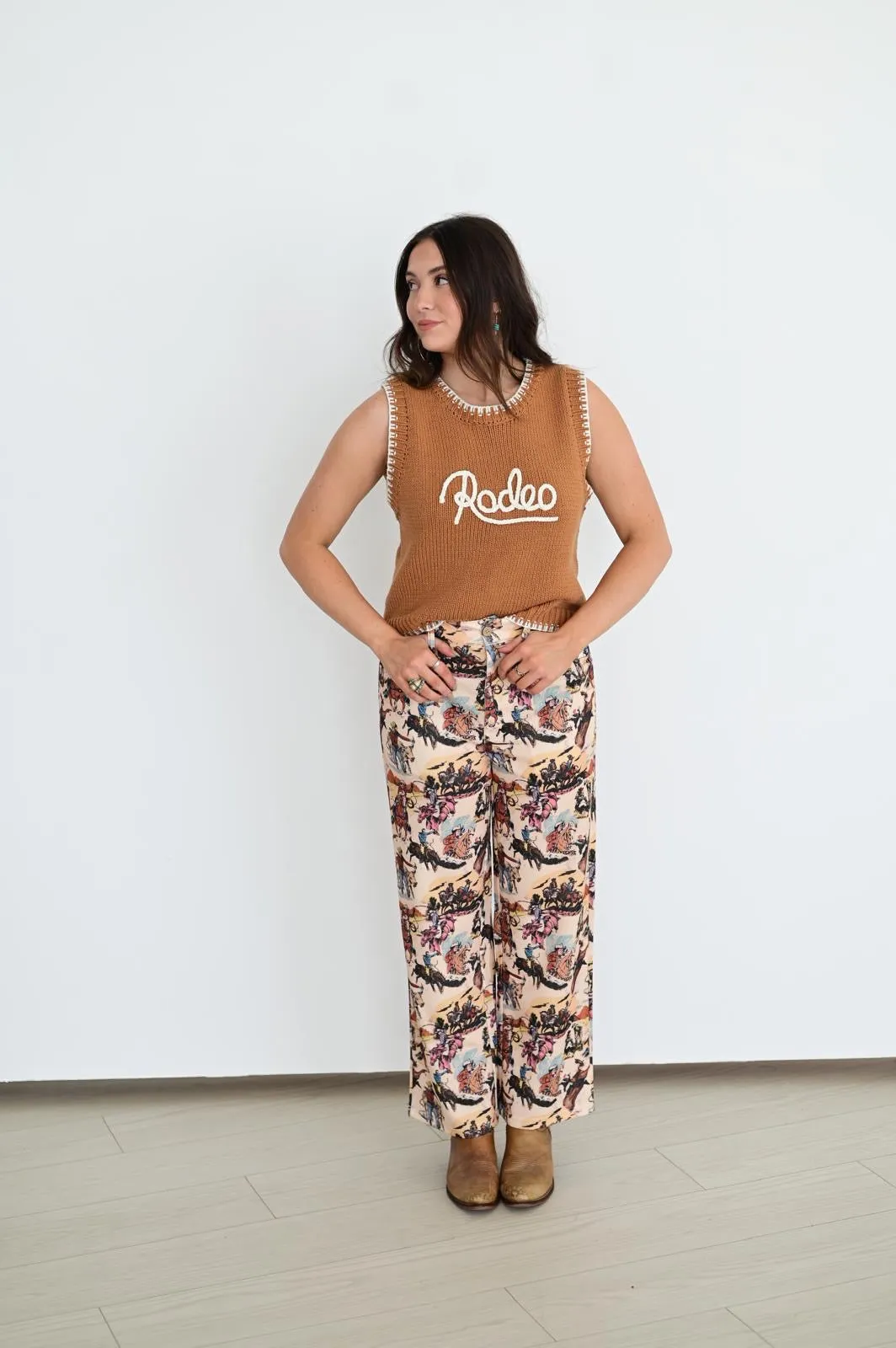 Vintage Cowboy Capri Pant