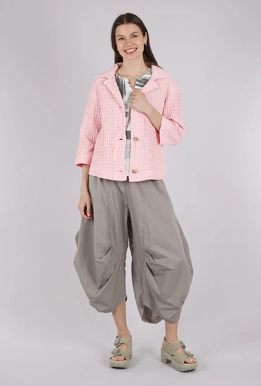 Waffle Swing Jacket, Pink Flamingo