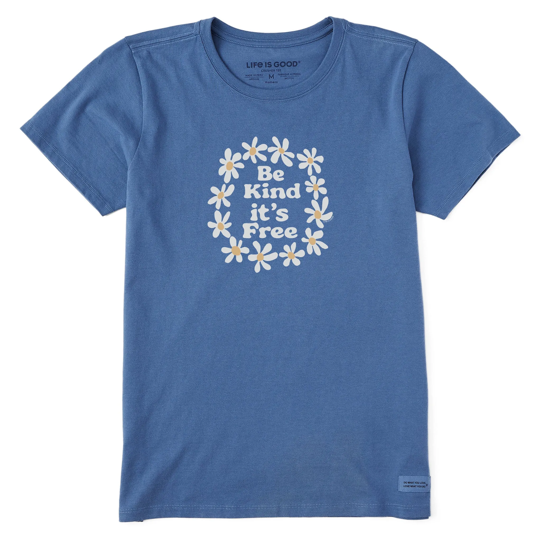 Women's Be Kind It's Free Short Sleeve Crusher Tee