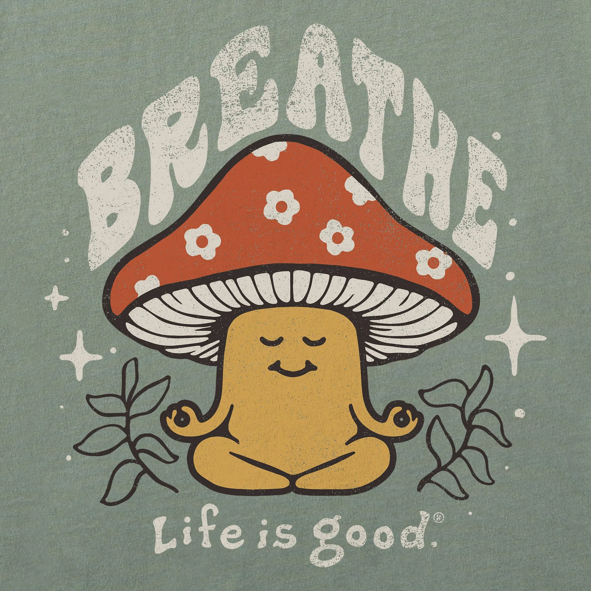 Women's Breathe Mushroom Short Sleeve Crusher Tee