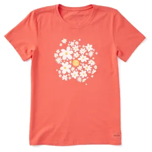 Women's Daisy Splash Short Sleeve Crusher Tee