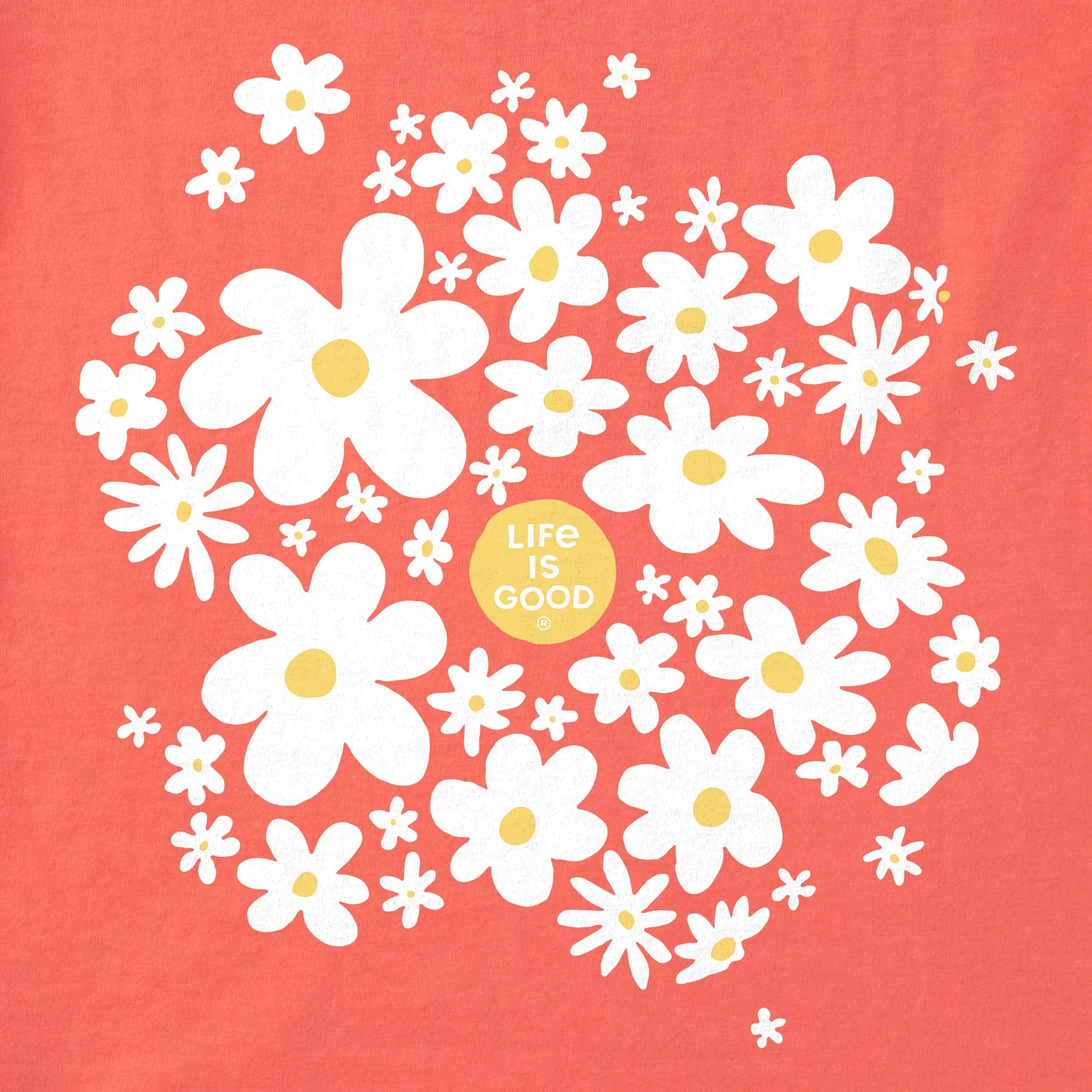 Women's Daisy Splash Short Sleeve Crusher Tee