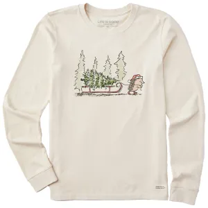 Women's Hedgehog Sled Long Sleeve Crusher Tee