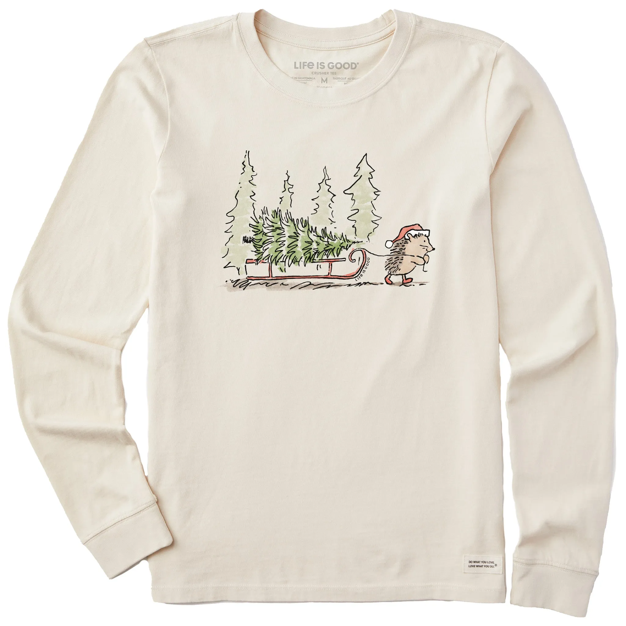 Women's Hedgehog Sled Long Sleeve Crusher Tee