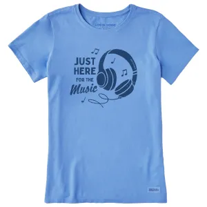 Women's Here for the Music Short Sleeve Tee