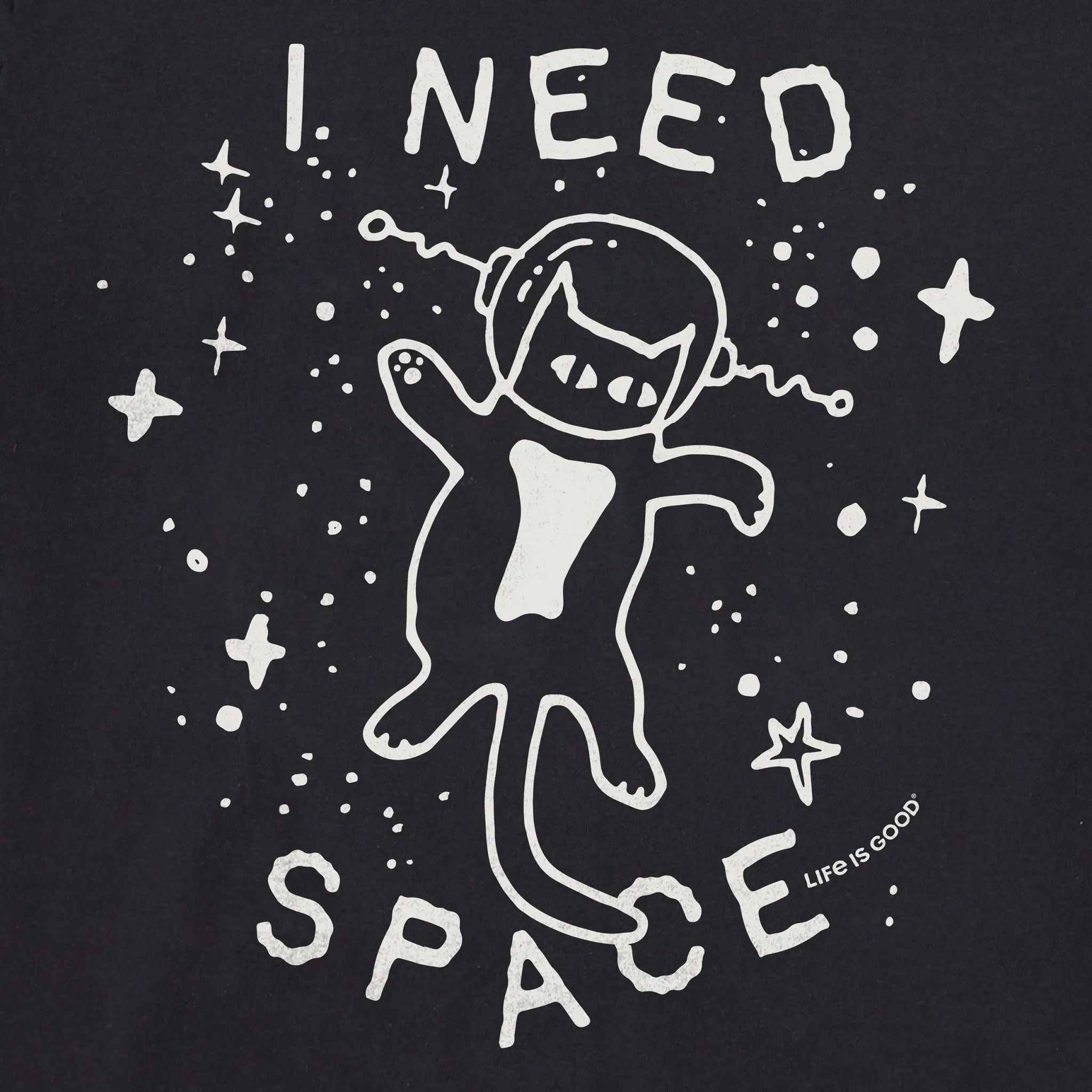 Women's I Need Space Cat Short Sleeve Tee