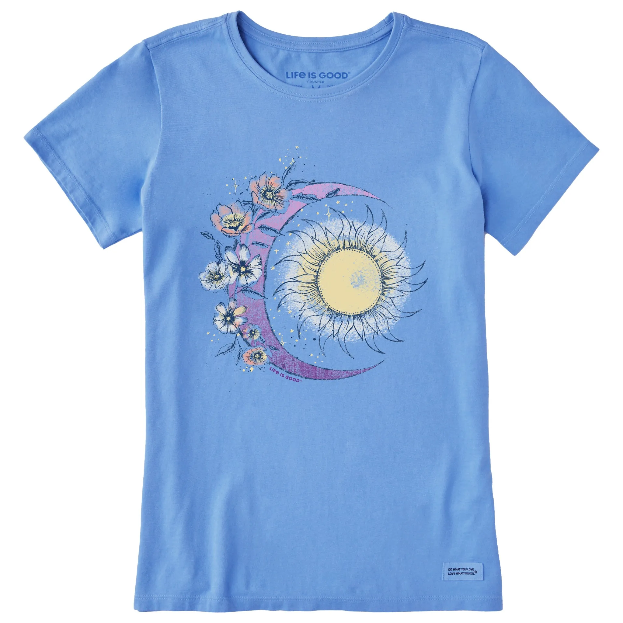 Women's Moon Flower Short Sleeve Tee