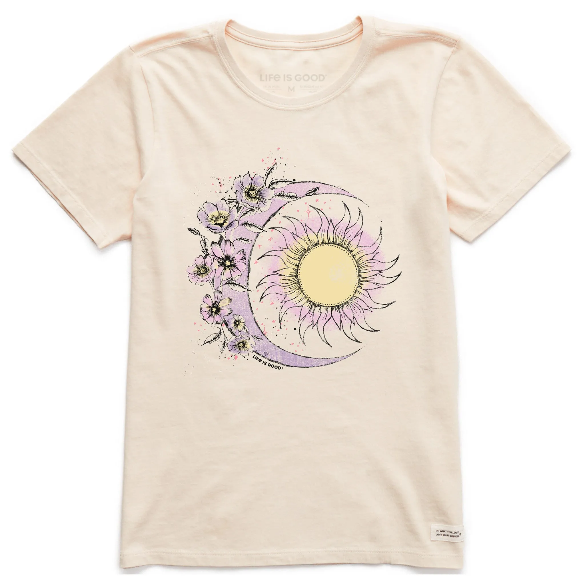 Women's Moon Flower Short Sleeve Tee