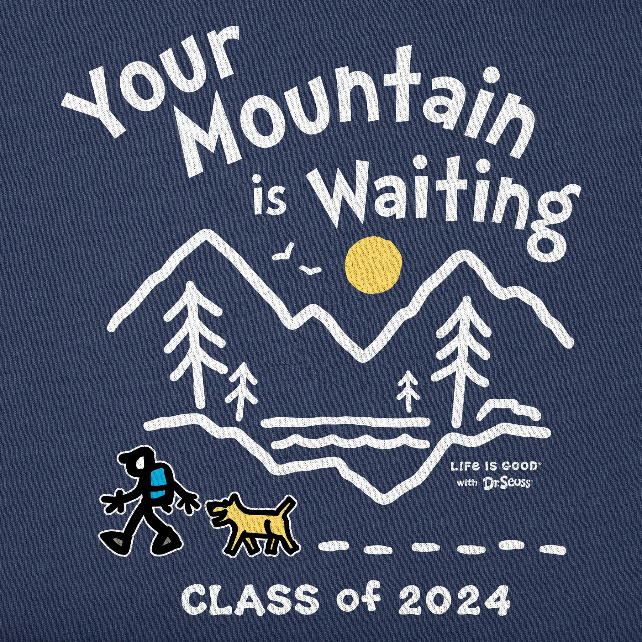 Women's Mountain is Waiting Hike Class of 2024 Short Sleeve Crusher Tee