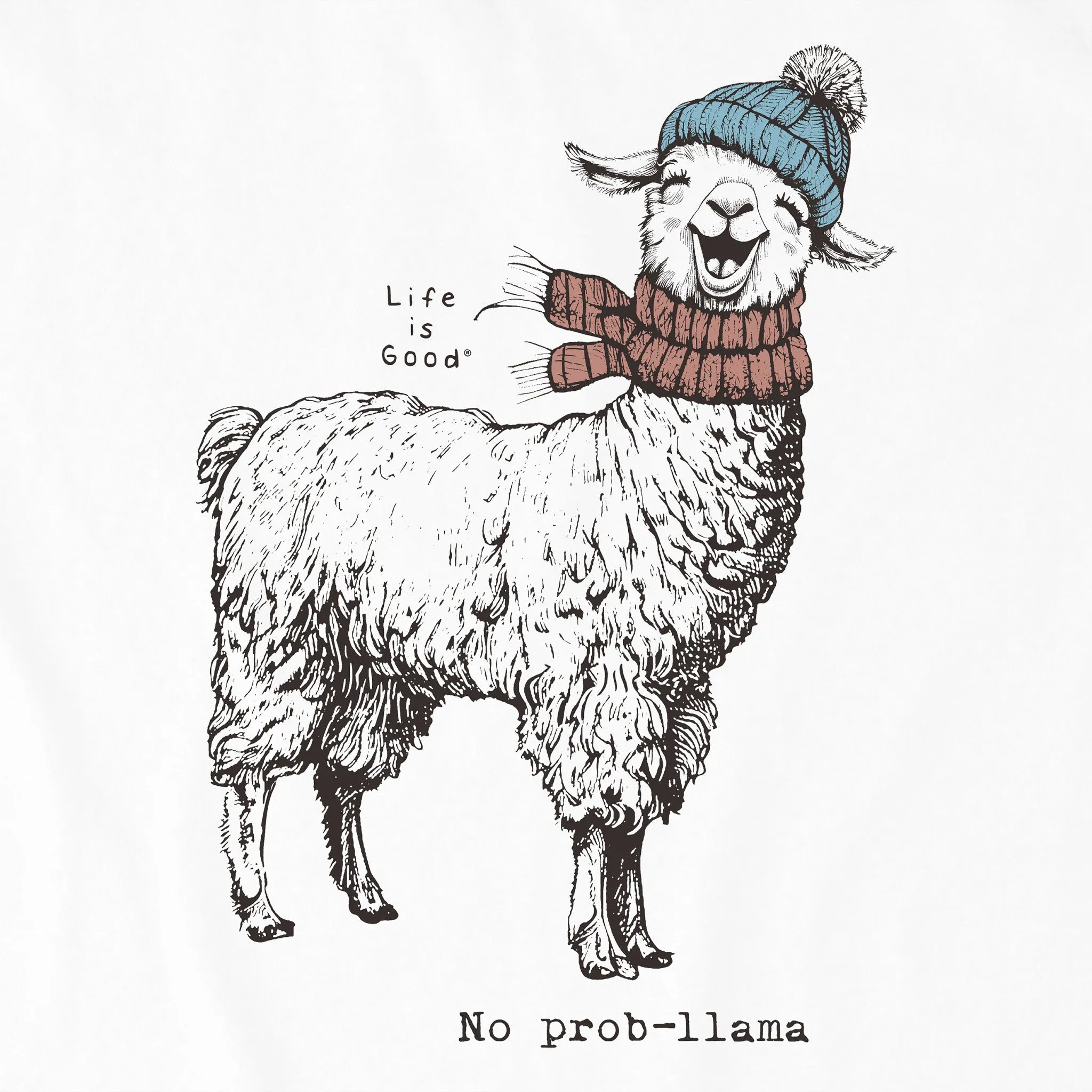 Women's No Prob-llama Long Sleeve Crusher Tee