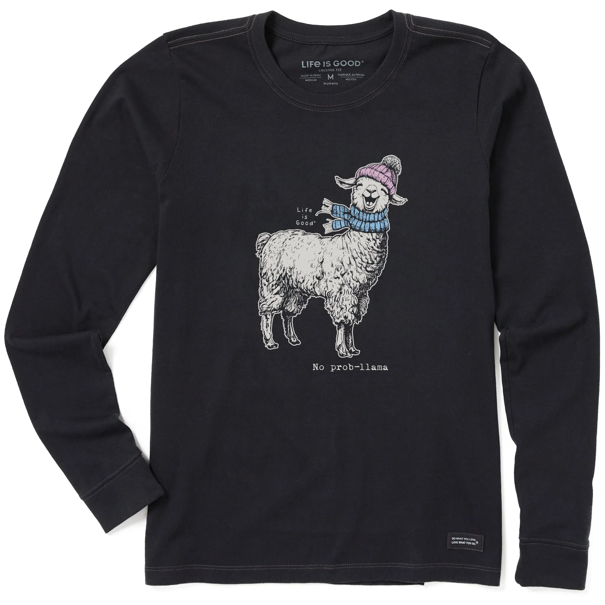 Women's No Prob-llama Long Sleeve Crusher Tee