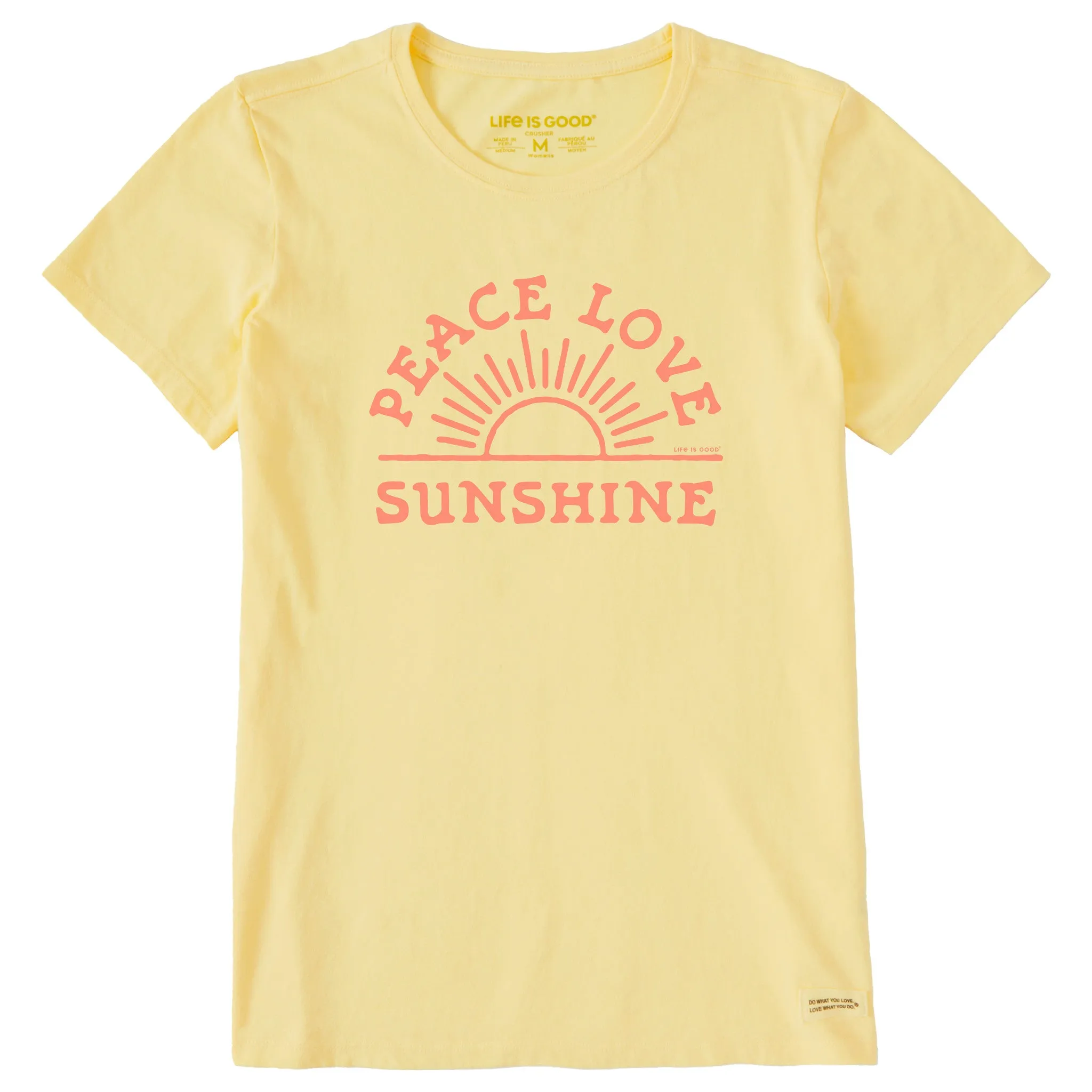 Women's Peace Love Sunshine Short Sleeve Tee