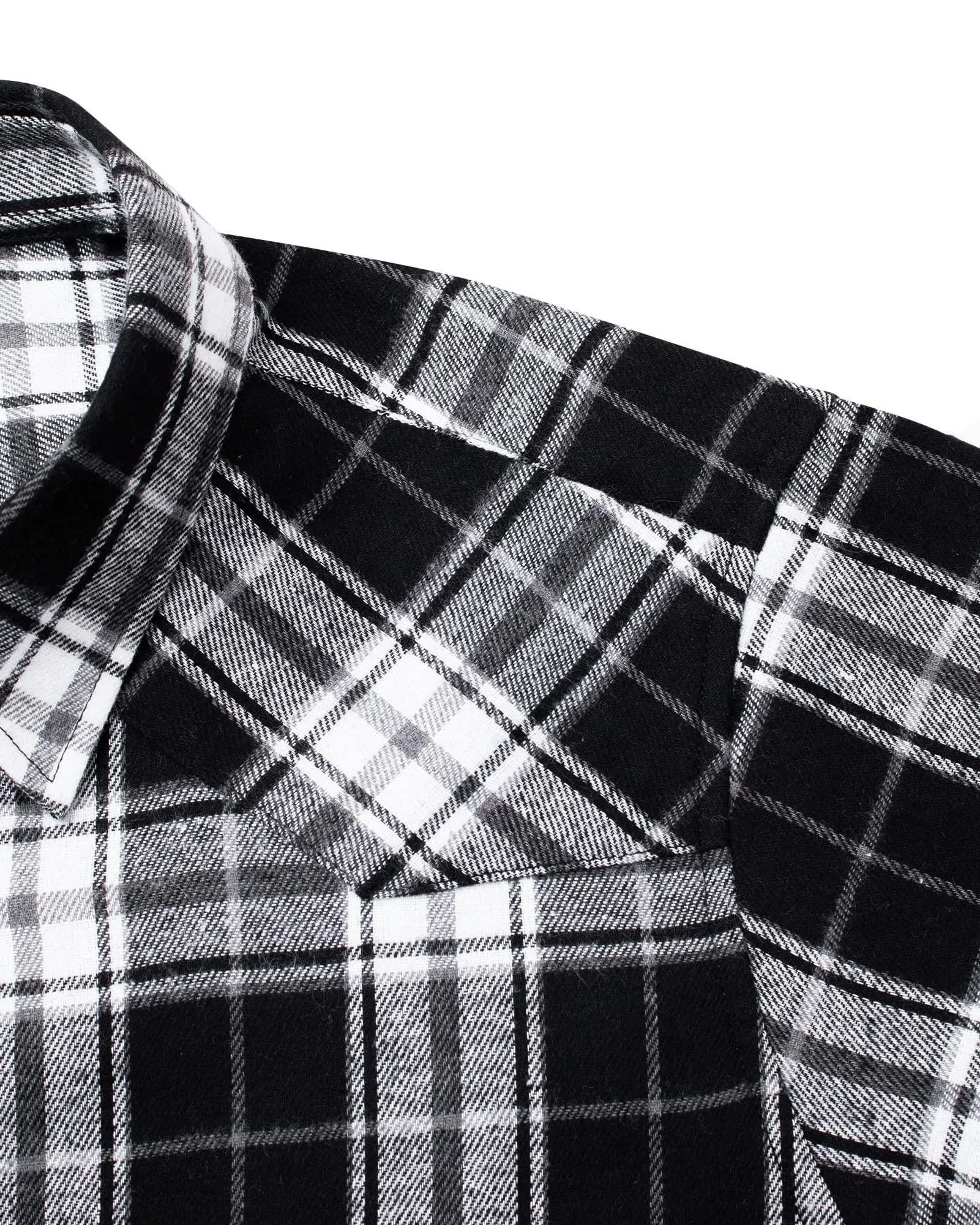 Womens Plaid Flannel Shirts Long Sleeve Roll Up Casual Button Down Shirt