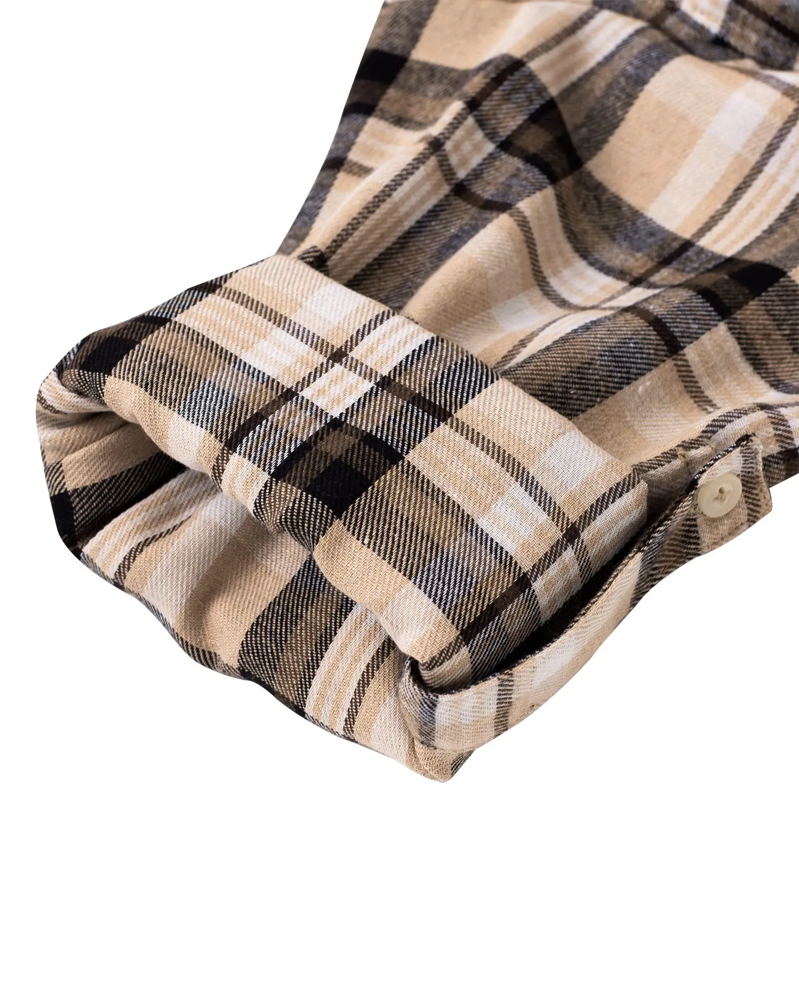 Womens Plaid Flannel Shirts Long Sleeve Roll Up Casual Button Down Shirt