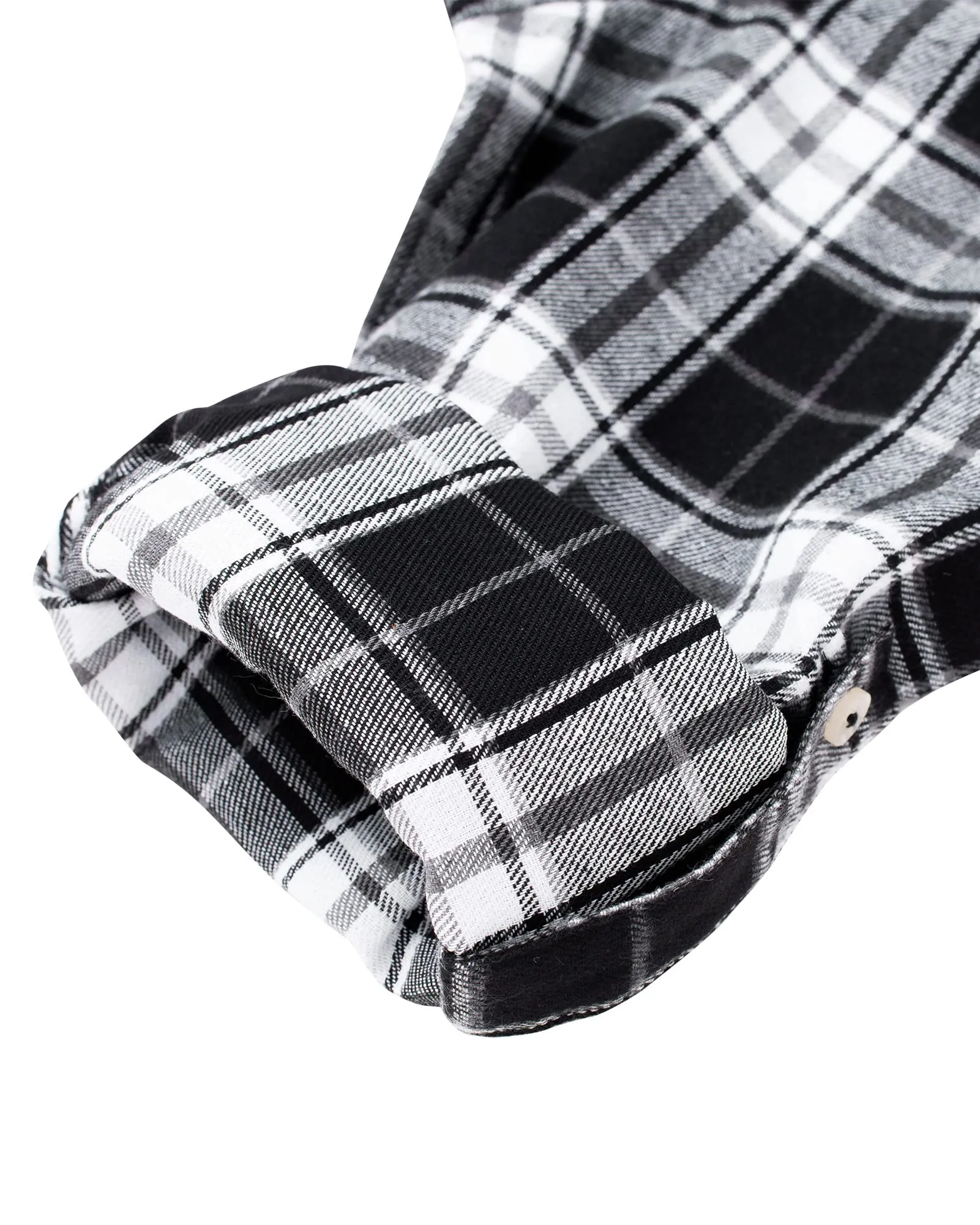 Womens Plaid Flannel Shirts Long Sleeve Roll Up Casual Button Down Shirt