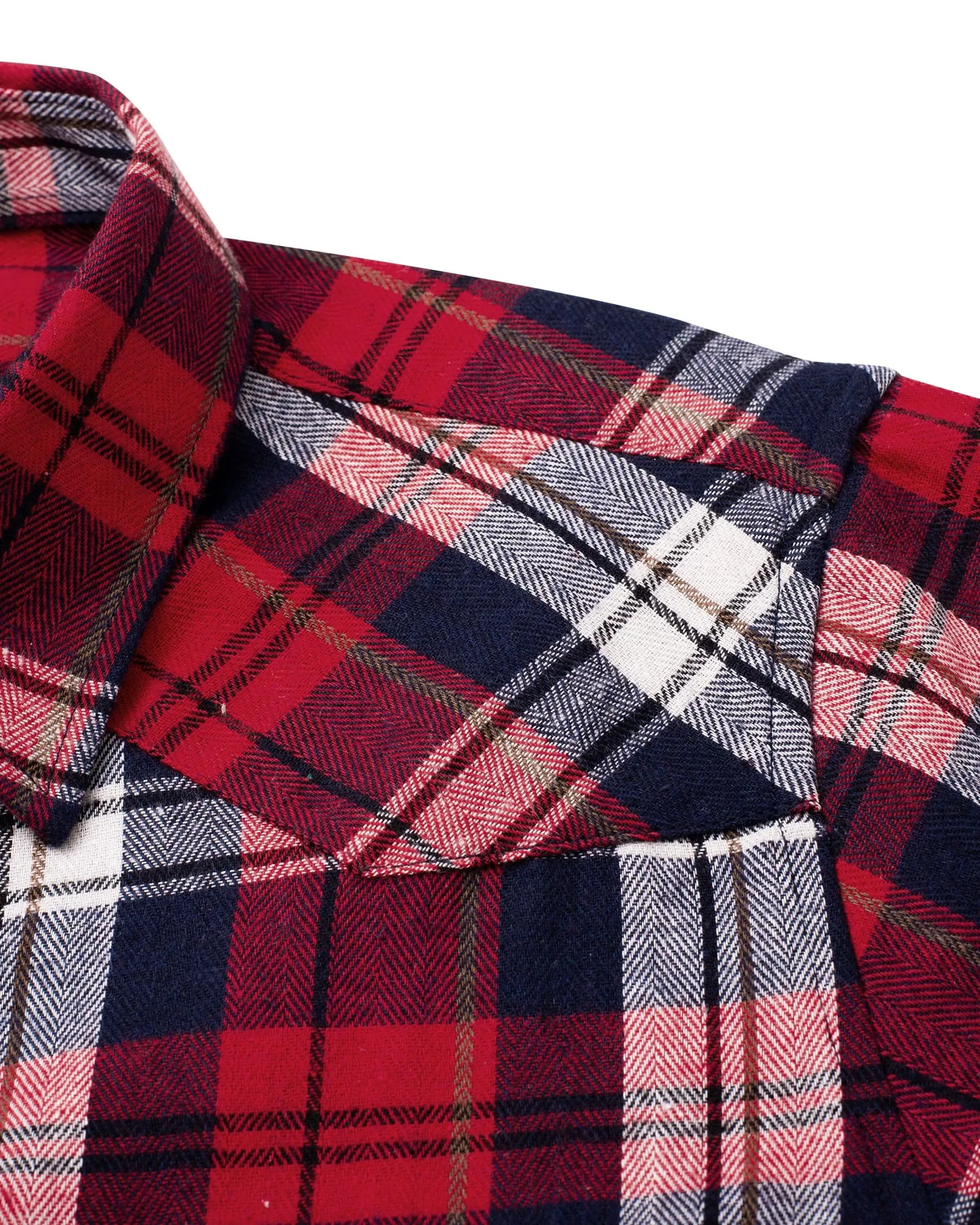 Womens Plaid Flannel Shirts Long Sleeve Roll Up Casual Button Down Shirt