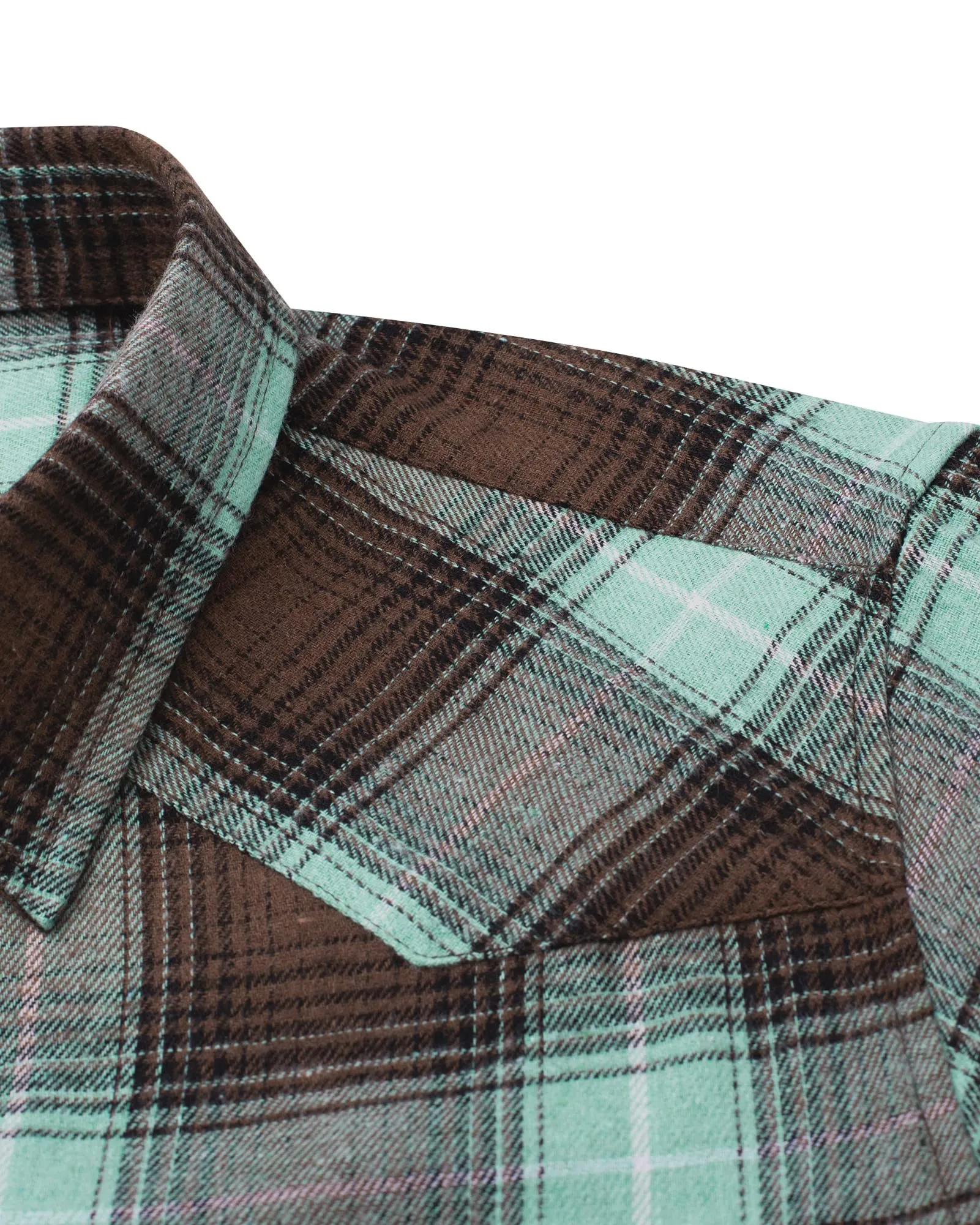 Womens Plaid Flannel Shirts Long Sleeve Roll Up Casual Button Down Shirt